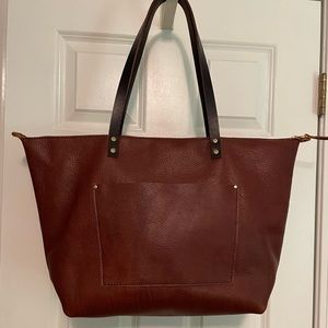 Leather tote bag from Portland Leather